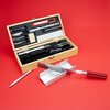 Excel Blades Deluxe Knife & Tool Set in Wooden Box 44286IND